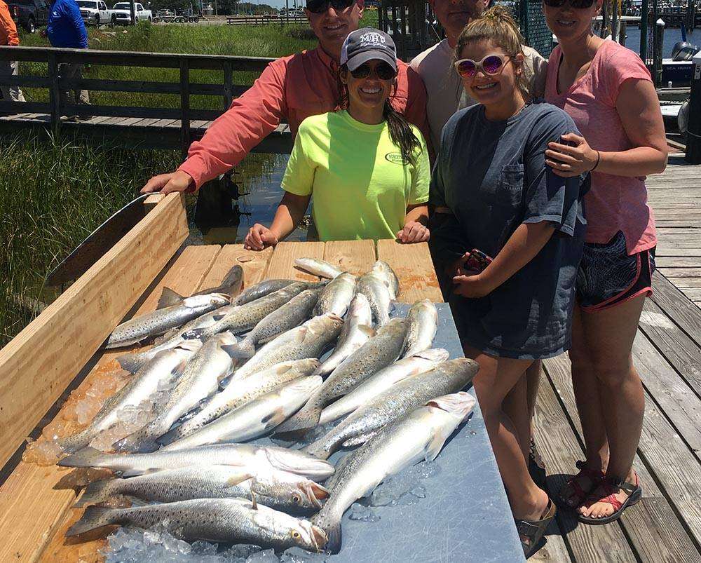 Biloxi Marsh windy day trout fishing. - Legends of the Lower Marsh