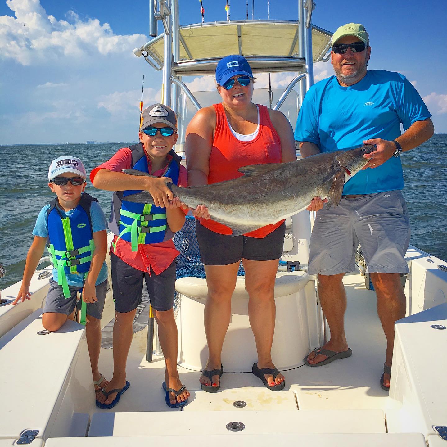 A picture of Gulfport Fishing August 2021 with Legends of the Lower Marsh