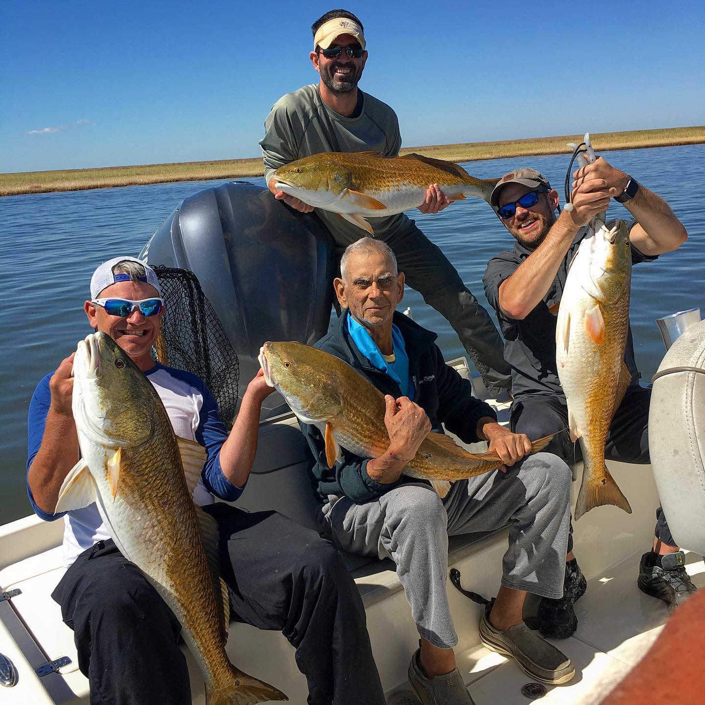 A picture of Gulf Coast Redfish Getting Active in Mississippi with Legends of the Lower Marsh