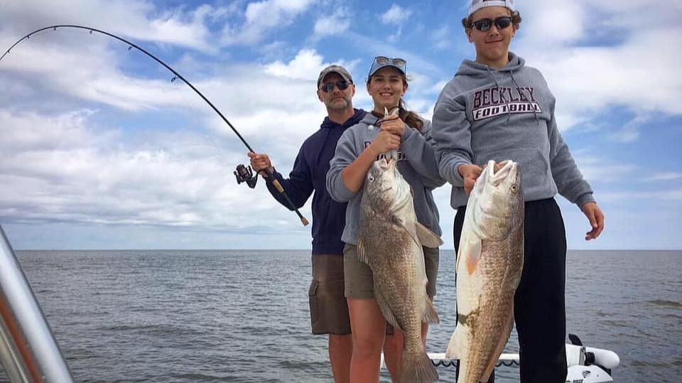 A picture of 2024 Gulfport & Biloxi Marsh Fishing Guide with Legends of the Lower Marsh