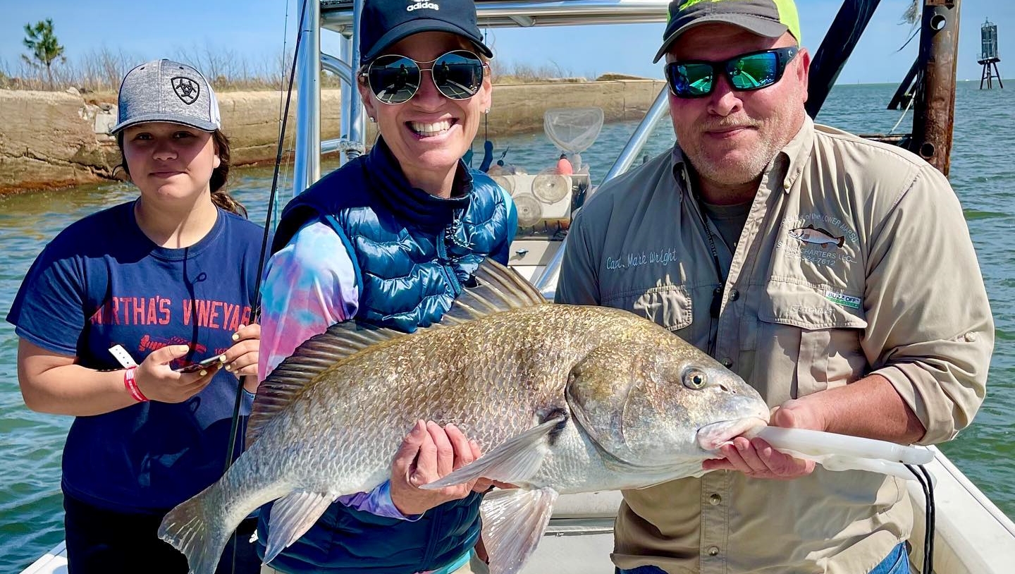 A picture of Biloxi Fishing Charters with Legends of the Lower Marsh