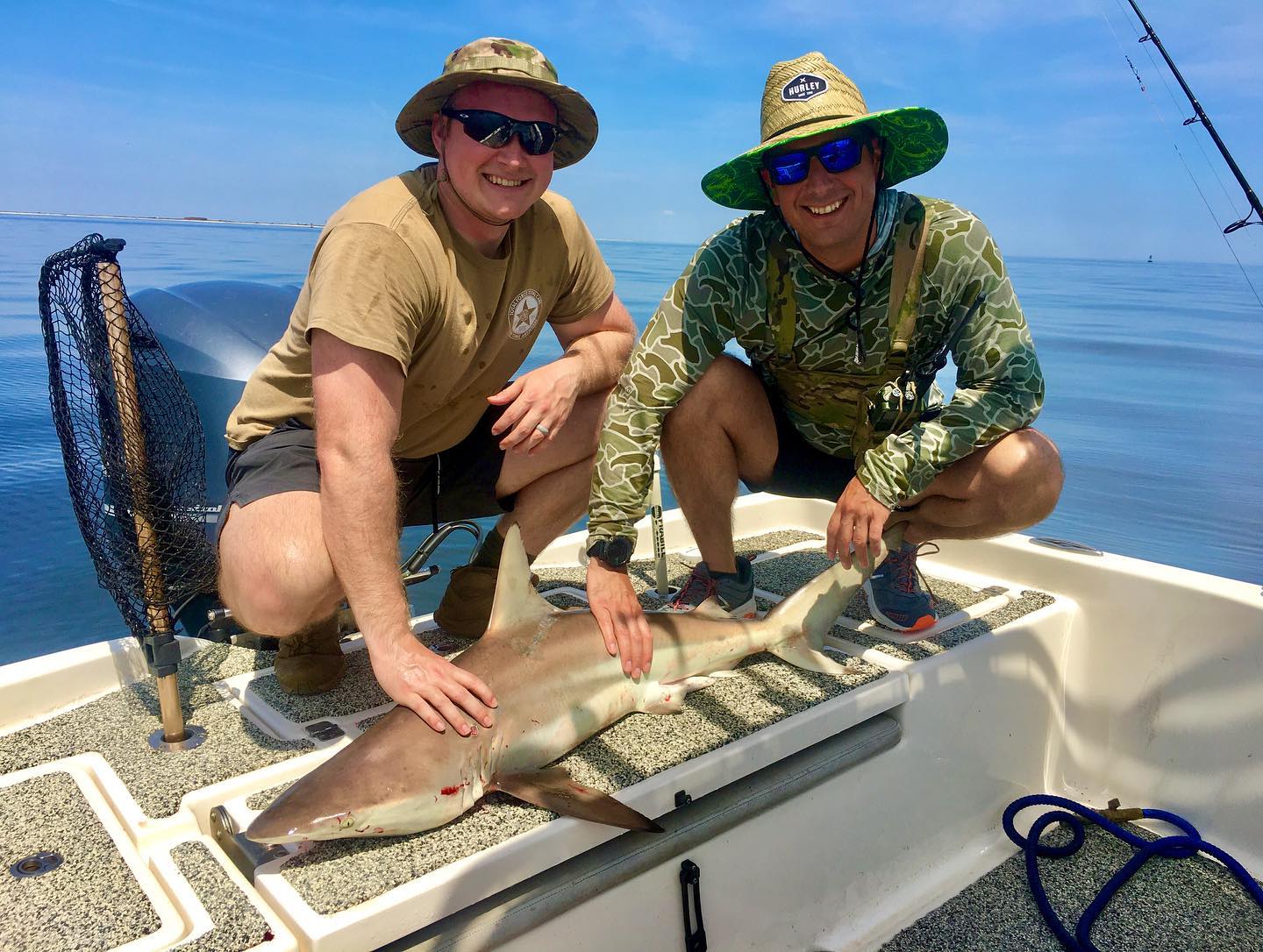 A picture of Shark Fishing Mississippi Coast with Legends of the Lower Marsh