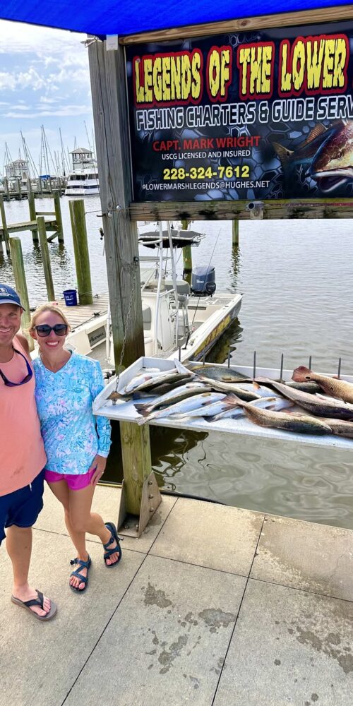 A picture of July Fishing in Gulfport and the Biloxi Marsh with Legends of the Lower Marsh