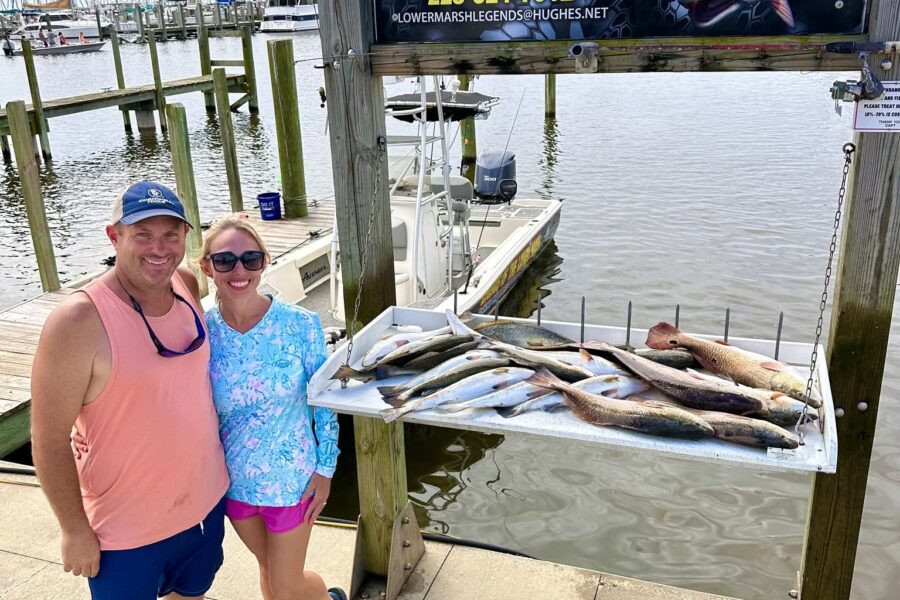 A picture of July Fishing in Gulfport and the Biloxi Marsh with Legends of the Lower Marsh