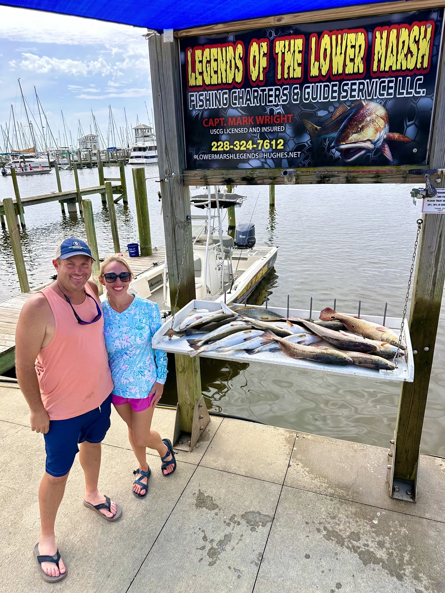 July Fishing in Gulfport and the Biloxi Marsh on June 23, 2026 A picture of July Fishing in Gulfport and the Biloxi Marsh with Legends of the Lower Marsh